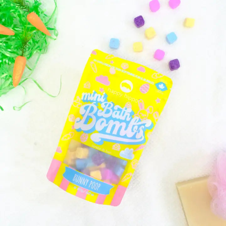 Happy Hippos Bath Mini Bath Bomb Bag
