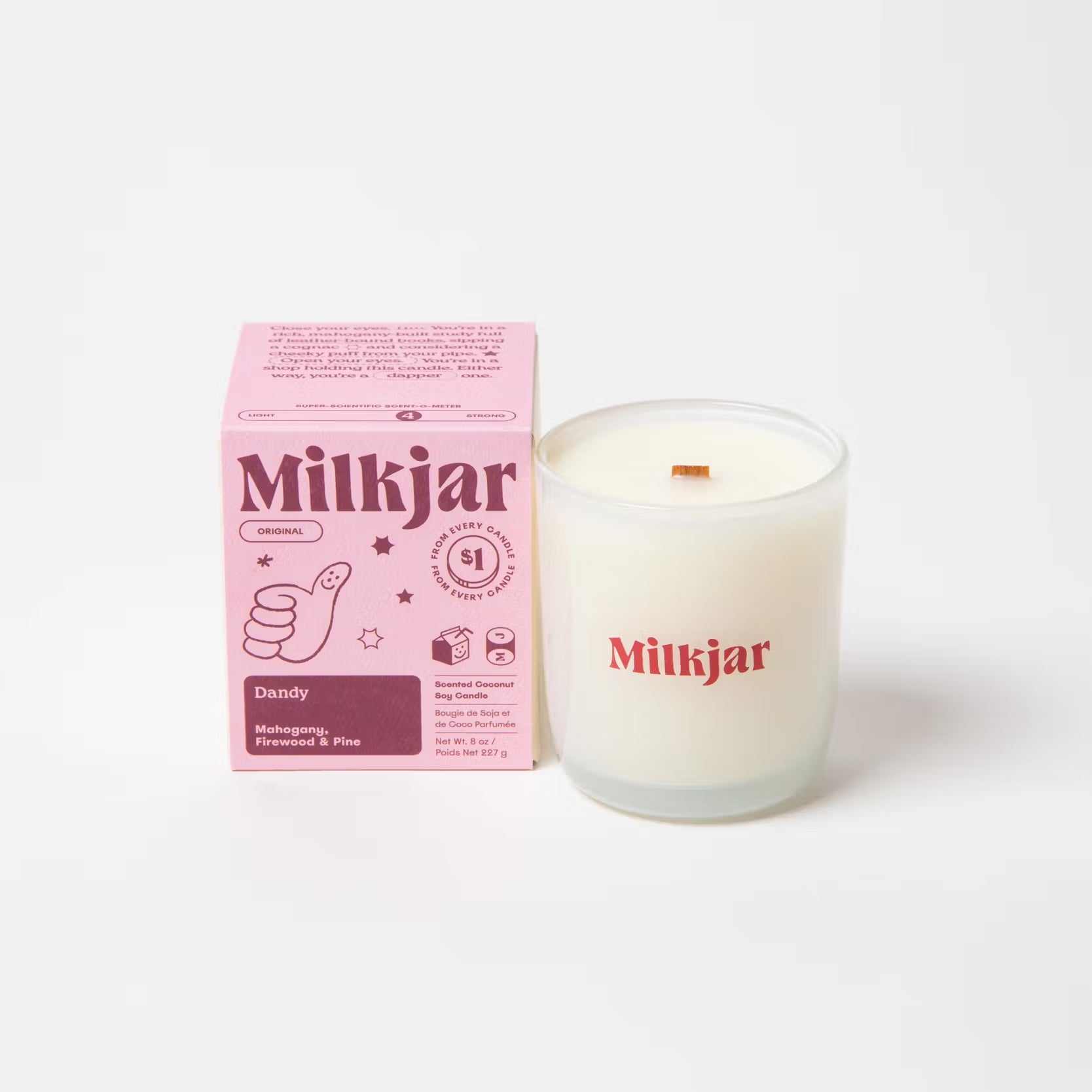 Milk Jar Candles