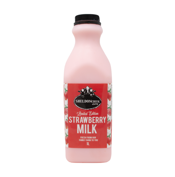 Sheldon Creek Dairy Strawberry Milk