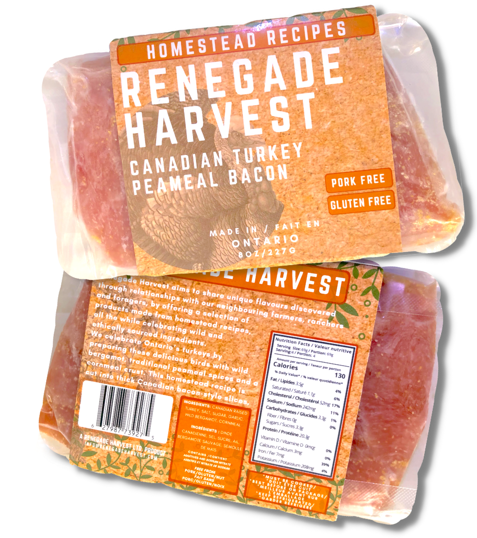 Renegade Harvest Canadian Turkey Peameal Bacon